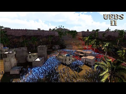 16,000 MODERN SOLDIER & JEDIS INVADE TO JERUSALEM CITY vs 2,000,000 MEDIEVALS | UEBS 2