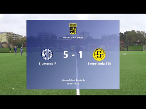 211003 Sjuntorps IF - Skepplanda BTK, Höjdpunkter