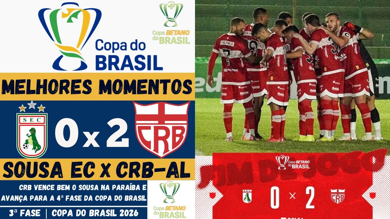 Sousa EC vs CRB Highlights