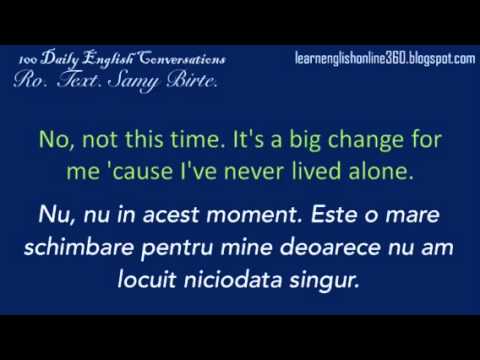 Conversatii în Englezā. Lectia. 89. Un apartament nou.