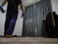 片足アブローラー12回 One leg 12 Ab Wheel