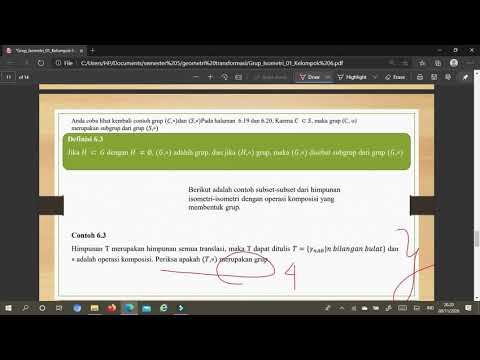 BAGIAN 3 | GRUP ISOMETRI | GEOMETRI TRANSFORMASI