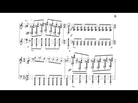 Henry Cowell - Tiger (1930) audio+sheet music