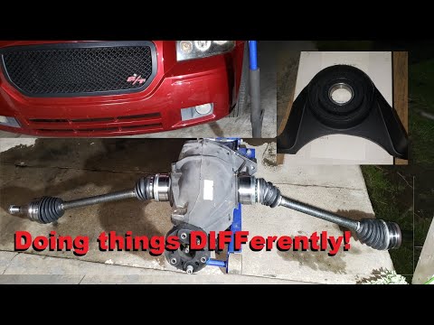 How to change carrier bearing and rear CV axles on 2006 Dodge Magnum