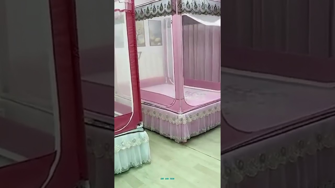 Watch video Fancy Mosquito Net for Bed | Bedroom | Bed #shorts Now Fancy Mosquito Net for Bed | Bedroom | Bed #shorts