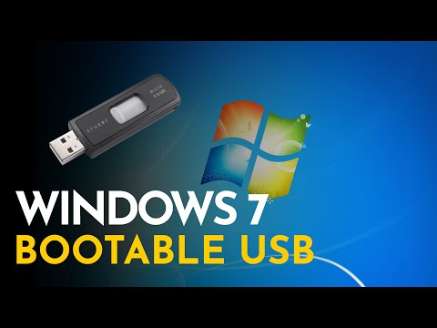 Create Windows 7 bootable USB Drive