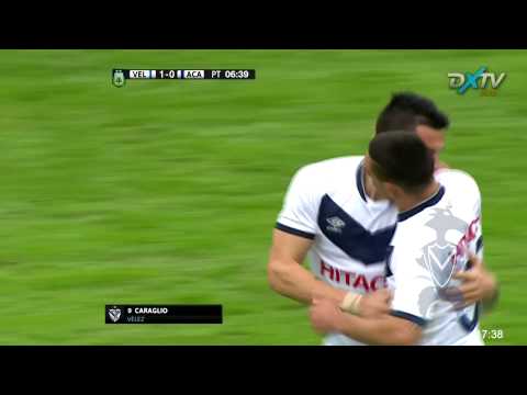 GOL (1) | Velez 3 Vs Acassuso 0 | Copa Argentina 2015 | 16avos | CARAGLIO