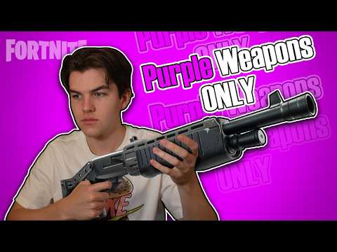 Purple Weapons Only! - Fortnite