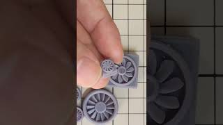 ３D造形制作（光造形）試作⑳ファン制作リサイズ
