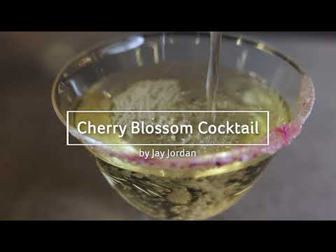 How to Make a Cherry Blossom Cocktail