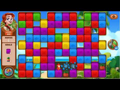 Lost Island Blast Adventure Level 495 - No Boosters