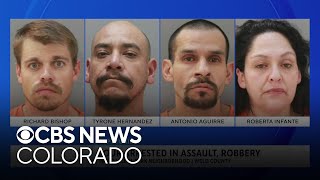 Four people arrested in Weld County assault, robbery