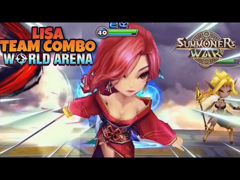 Lisa Team Combo in World Arena - Summoners War