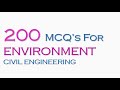 200 MCQ S For Environmental Engineering Civil Engineering Pankaj Madwan