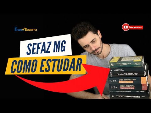 SEFAZ MG: como estudar para Auditor Fiscal | Prof Bruno Bezerra