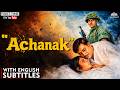 Achanak 1973 Full Movie With English Subtitles 4K Vinod Khanna 70s Bollywood Thriller Movie