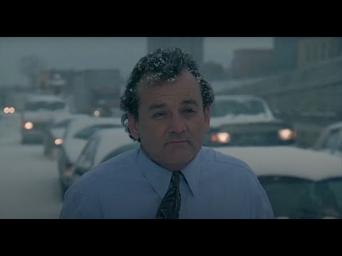 Groundhog Day - Bill Murray is cold