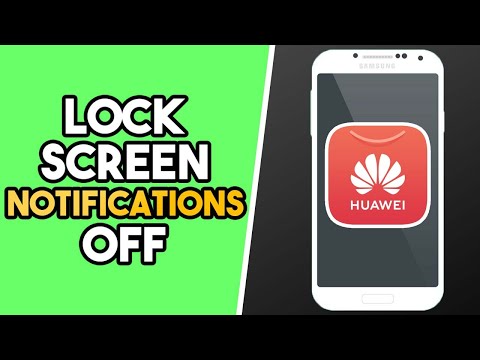 How to Turn off Notifications on Lock Screen Huawei (EASY!)