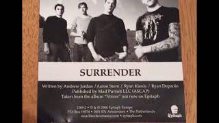 Matchbook Romance - Surrender (radio edit)