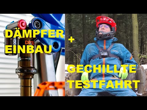 Dämpfer umbauen + Testen auf anspruchslosen Trails | Cube Stereo Hybrid 160 Actionteam