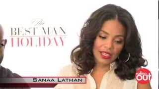 Nia Long says she PUNCHED Sanaa Lathan on set of Best Man Holiday! video