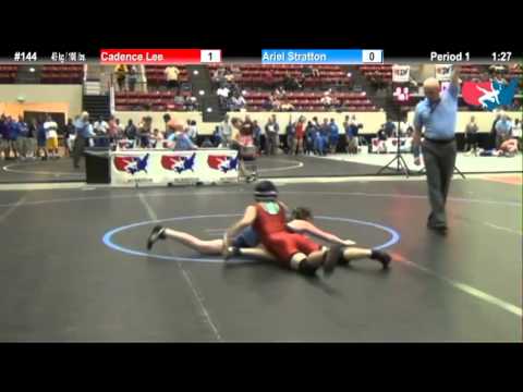 WM 49 KG - RD2 - Cadence Lee (Schultz-Titans) vs. Ariel Stratton (WY)