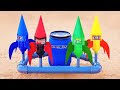 How To Make Big Rockets From Coca Cola Fanta Sprite Pepsi Other Popular Sodas And Mentos