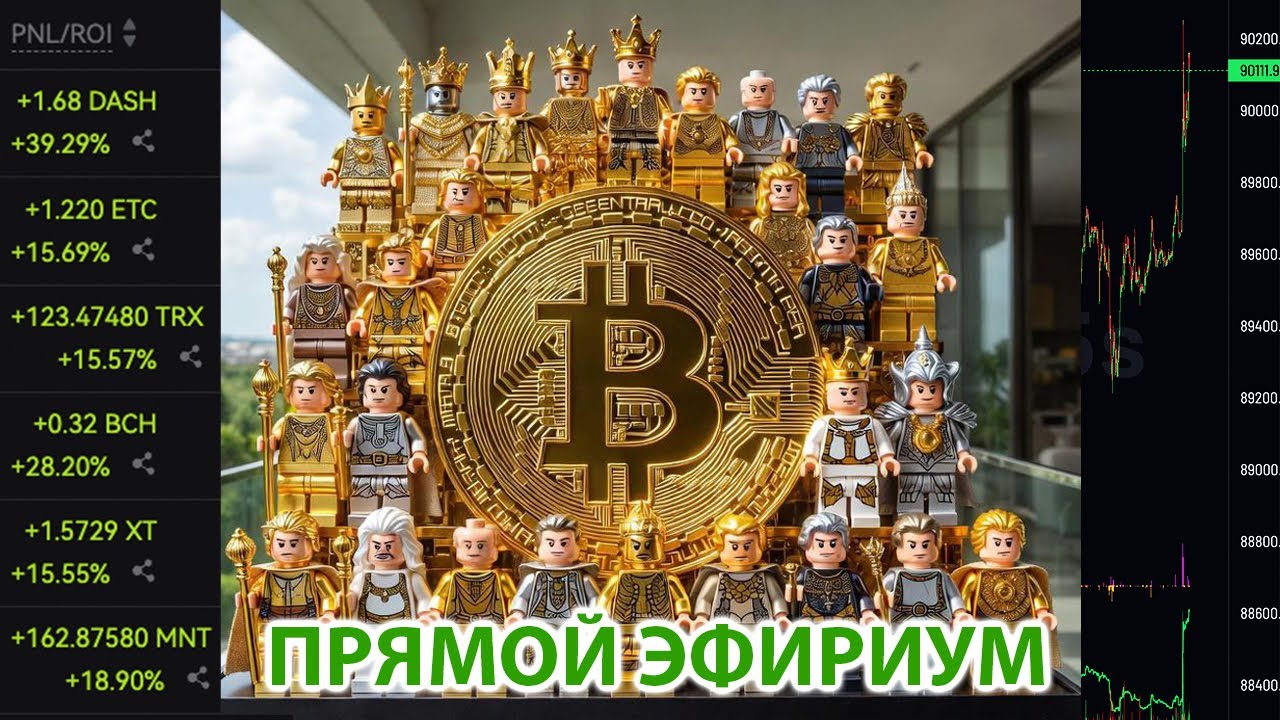 АЛЬТКОИНЫ: ТОРГОВОЕ ВКЛЮЧЕНИЕ 🟢 КРИПТО ПРЯМОЙ ЭФИРИУМ