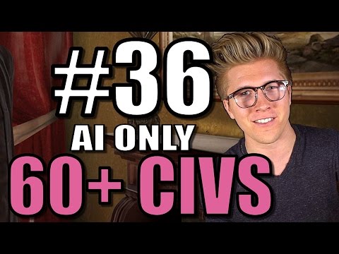 Civilization 5: 60+ Civ AI Only World Gameplay [Civ 5 Mods] - Part 36