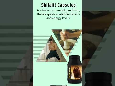 Shilajit softgel capsules, 30 capsule/tablet