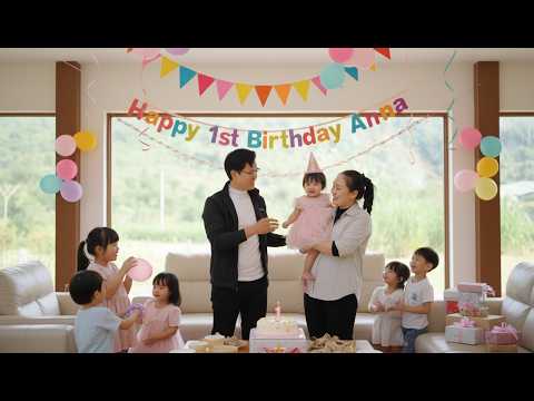 Ly Tu Tien & Jack Celebrate Anna’s 1st Birthday | Real Life Heartwarming Family Party