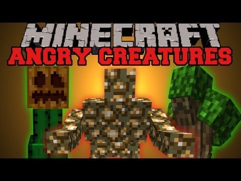 EPIC Minecraft Mod Showcase - ANGRY CREATURES ATTACK! 😱