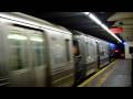 MTA New York City Subway 205th Street Bound R68 D Train Grand Street