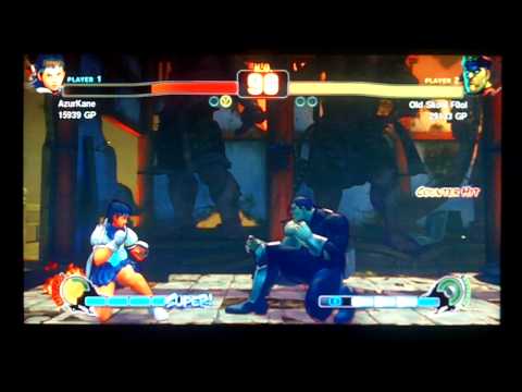 SF4 XBL G1 match 1 - Kazurk7(Sakura) v (Bison)