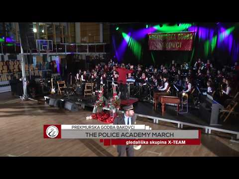 Prekmurska godba Bakovci in X-TEAM - The Police Academy March