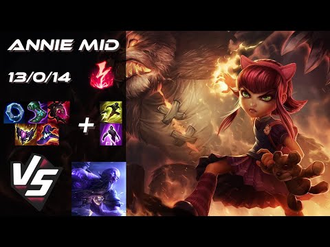 MID Annie vs Ryze - EU Grandmaster Patch 25.S2.8
