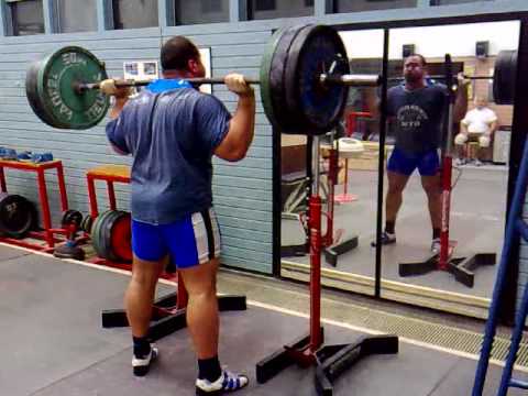 Training 12.Februar 2010 - Manta Ray Squats 210kgx5