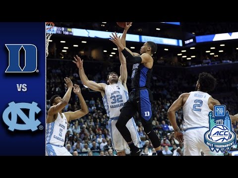 デューク vs ノースカロライナ 2017 ACCトーナメントハイライト (Duke vs. North Carolina 2017 ACC Tournament Highlights)