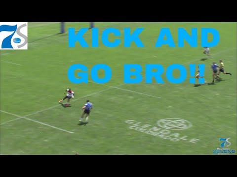 Negro y Azul kick and chase try | 2017 Rugby Town Sevens