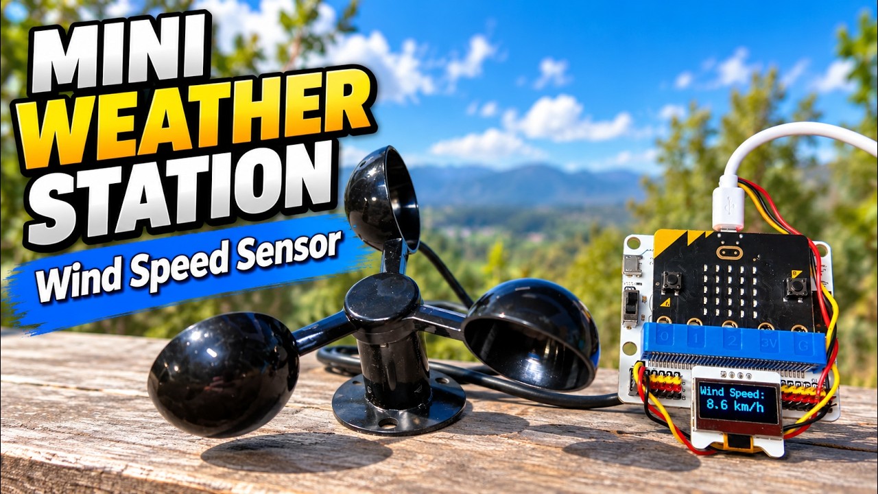 Build a Mini Weather Station | Wind Speed | Anemometer