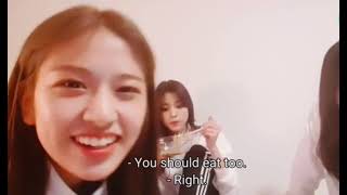 Download lagu Izone vlive Eng sub. Chaeyeon Wonyoung ft hyejin part 1 mp3