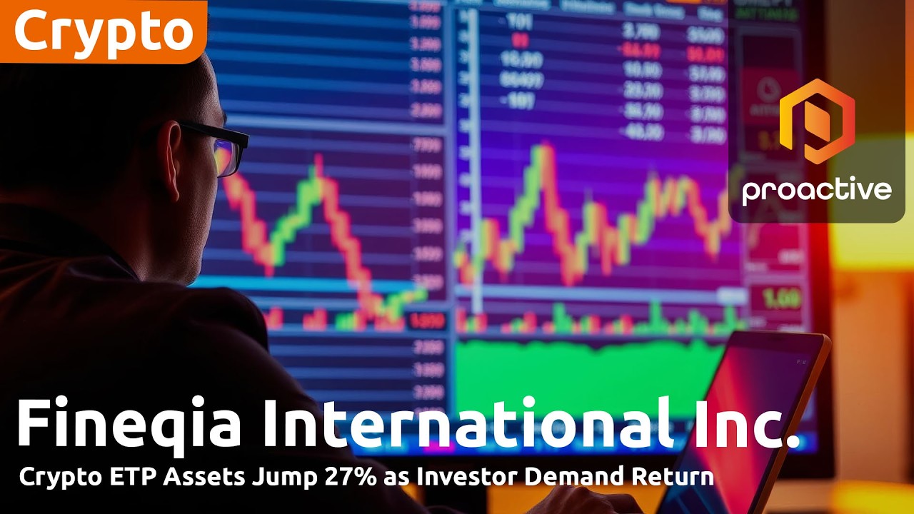 Fineqia's Matteo Greco: Investors 'stopped waiting' as crypto ETPs jump 27% in August