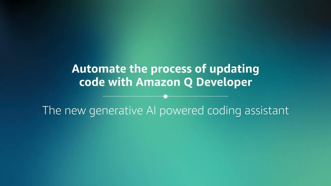 Upgrade a Java App with Amazon Q Developer Agent for Code Transformation  | Amazon Web Services