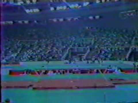Silvia Rau 1983 Worlds Optionals Beam