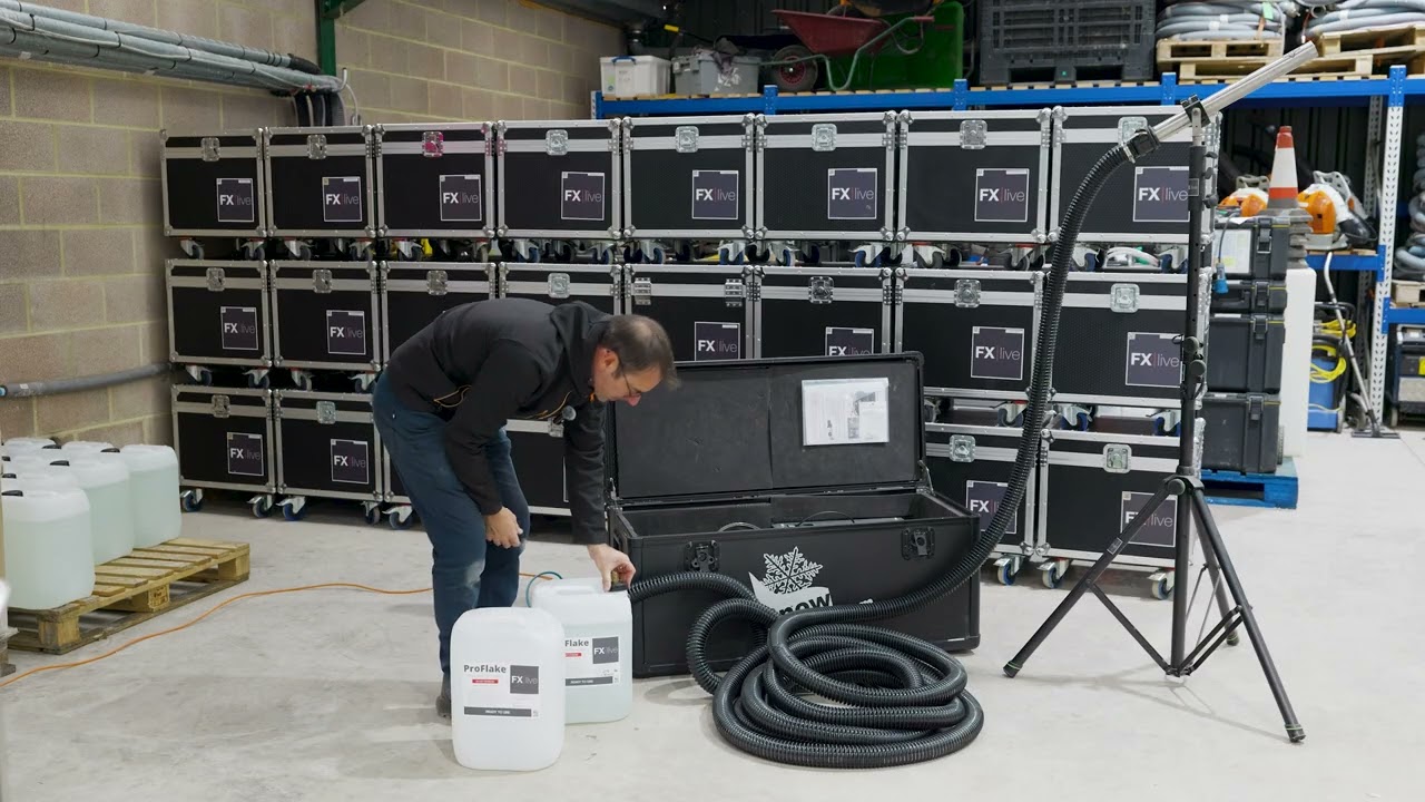 Changing Fluid Barrel - FX Live SB200 Falling Snow Machine Tutorial