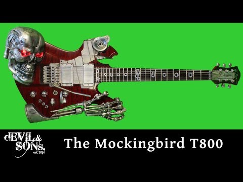 Introducing the Mockingbird T800 customised guitar from Devil & Sons