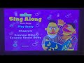 Sesame Street Sing Along 2004 DVD Walkthrough