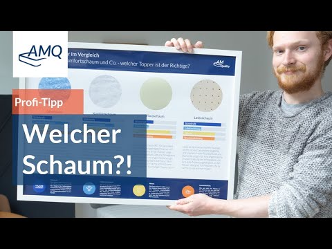 Diese 4 Topper-Schäume solltest du kennen: Komfortschaum, Viscoschaum, Gelschaum und Latex | AMQ