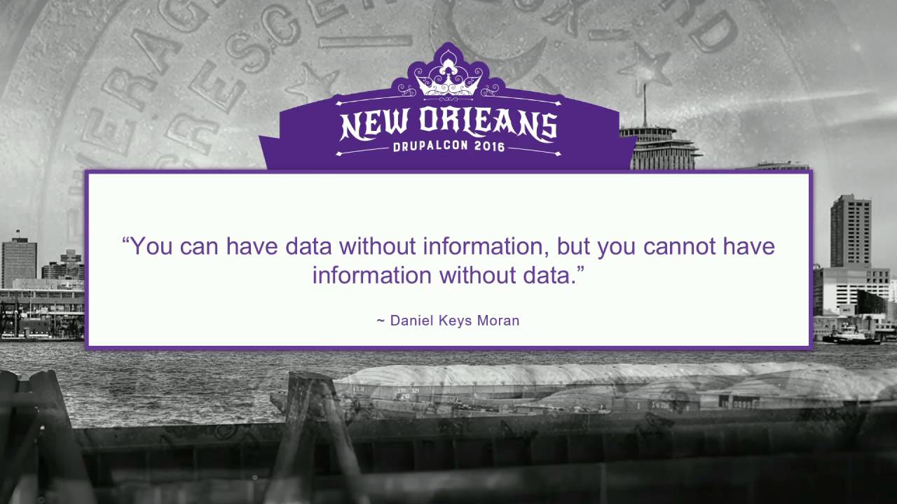 DrupalCon New Orleans 2016: Visualizing Drupal Community through drupal.org