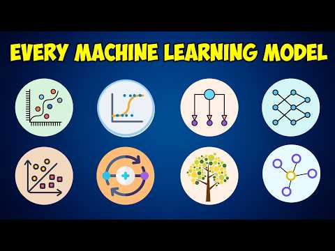 Every Machine Learning Model Explained in 15 minutes